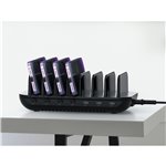 Conceptronic OZUL07B 160W 7 Port stazione di ricarica