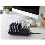 Conceptronic OZUL07B 160W 7 Port stazione di ricarica