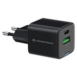 Conceptronic ALTHEA15B 2 Port 20W GaN USB PD caricab.