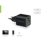 Conceptronic ALTHEA15B 2 Port 20W GaN USB PD caricab.