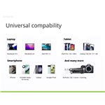 Conceptronic ALTHEA15B 2 Port 20W GaN USB PD caricab.