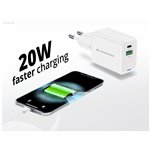 Conceptronic ALTHEA15W 2 Port 20W GaN USB PD caricab.