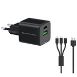 Conceptronic ALTHEA16B 2 Port 33W GaN USB PD caricab.