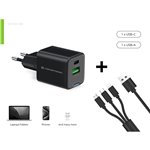 Conceptronic ALTHEA16B 2 Port 33W GaN USB PD caricab.