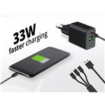 Conceptronic ALTHEA16B 2 Port 33W GaN USB PD caricab.