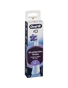 Oral-B iO testine di ricambio Radiant White 2pz.