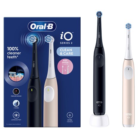 Oral-B iO Series 2 Night Black/ Calm Pink    mit 2.Handstück