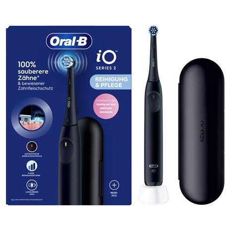 Oral-B iO Series 2 Night Black con custodia da viaggio