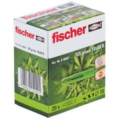 Fischer tassello univ. UX verde 10x60 R 2
