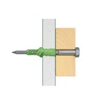 Fischer tassello univ. UX verde 10x60 R