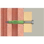 Fischer tassello univ. UX verde 10x60 R