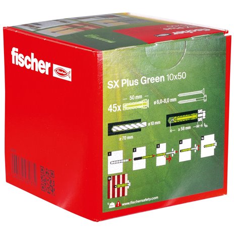 Fischer Tasselli SX Plus verde 10x50