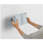 Joseph Joseph CleanStore blau Wandmontierter Besen