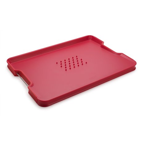 Joseph Joseph Cut&Carve Plus rosso, tagliere multifunzione