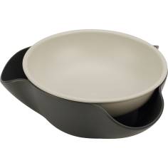 Joseph Joseph Double Dish ciotola da portata grigio