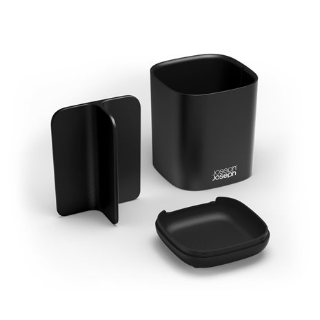 Joseph Joseph EasyStore porta spazzolini nero opaco
