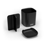Joseph Joseph EasyStore porta spazzolini nero opaco