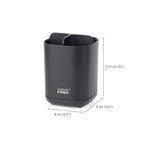 Joseph Joseph EasyStore porta spazzolini nero opaco