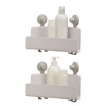 Joseph Joseph EasyStore bianco mensola doccia angolare set 2 p.
