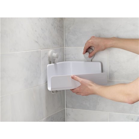 Joseph Joseph EasyStore bianco mensola doccia angolare set 2 p.