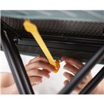 Joseph Joseph Flexa Easy-fit copri asse da stiro, blu 124cm