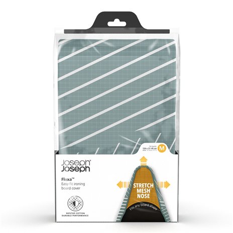 Joseph Joseph Flexa Easy-fit copri asse da stiro, grigio 24cm