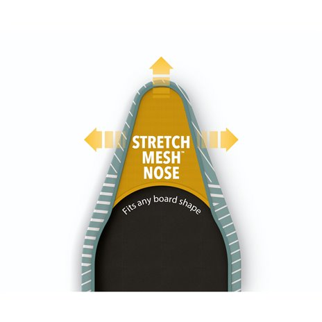 Joseph Joseph Flexa Easy-fit copri asse da stiro, grigio 24cm