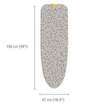 Joseph Joseph Glide Max grande copri asse da stiro, ecru