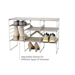 Joseph Joseph Level Plus ecru scarpiera regolabile grande