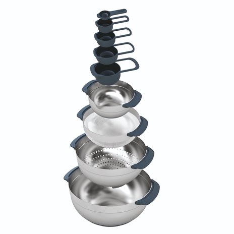 Joseph Joseph Nest 9er-Set Zubereitung aus Stahl