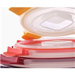 Joseph Joseph Nest Lock 4-tlg. Frischhaltedosen-Set Rund Mehrfa