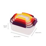 Joseph Joseph Nest Lock 8-tlg. Frischhaltedosen- Set Rund und E