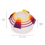 Joseph Joseph Nest Lock 8-tlg. Frischhaltedosen- Set Rund und E