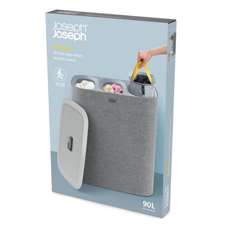Joseph Joseph Tota Trio grig.90L cesto separatore biancheria
