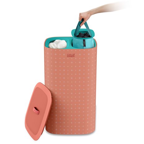 Joseph Joseph Tota Trio 60L cesto separatore bianch. corallo