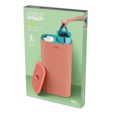 Joseph Joseph Tota Trio 60L cesto separatore bianch. corallo
