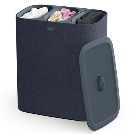 Joseph Joseph Tota Trio nero 90L cesto separatore biancheria