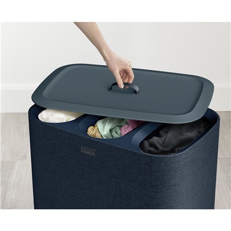 Joseph Joseph Tota Trio nero 90L cesto separatore biancheria