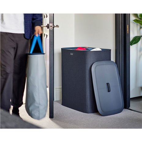 Joseph Joseph Tota Trio nero 90L cesto separatore biancheria