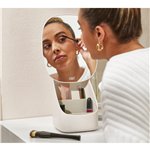 Joseph Joseph Viva organizzatore cosmetici e specchio, beige