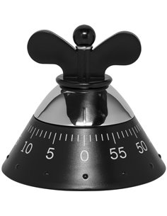 Alessi timer da cucina nero A09 B