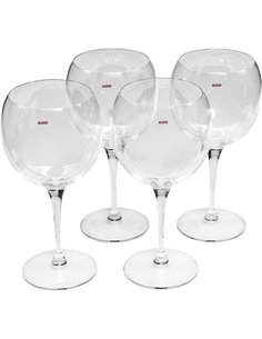 Alessi Mami-XL bicchiere da vino rosso 4 pz. iSG119/0S4