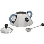 Alessi zuccheriera con cucchiaino, blu 9097