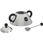 Alessi zuccheriera con cucchiaino, nero 9097 B