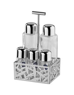 Alessi Cactus olio aceto sale pepe e spezie MSA16