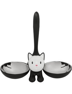 Alessi ciotola per gatti Tigrito nero AMMI09 B