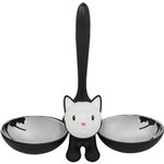Alessi ciotola per gatti Tigrito nero AMMI09 B