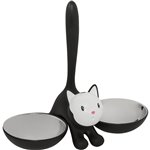 Alessi ciotola per gatti Tigrito nero AMMI09 B