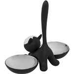 Alessi ciotola per gatti Tigrito nero AMMI09 B