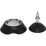 Alessi ciotola per cani Lula nero AMMI19 B
